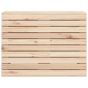 Cesto per Bucato 88,5x44x66 cm Legno Massello Pino 832319