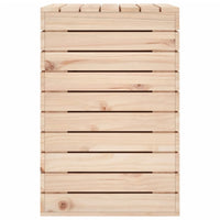 Cesto per Bucato 88,5x44x66 cm Legno Massello Pino 832319