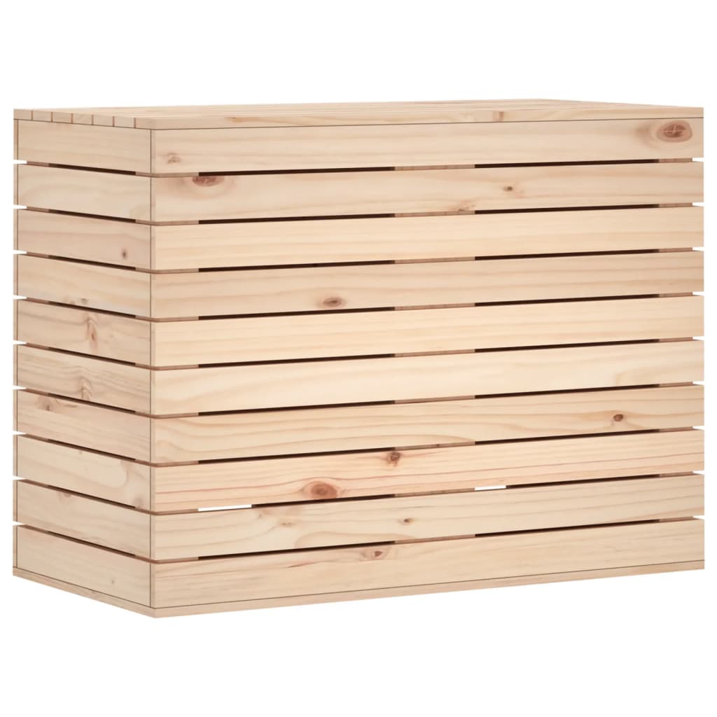 Cesto per Bucato 88,5x44x66 cm Legno Massello Pino 832319