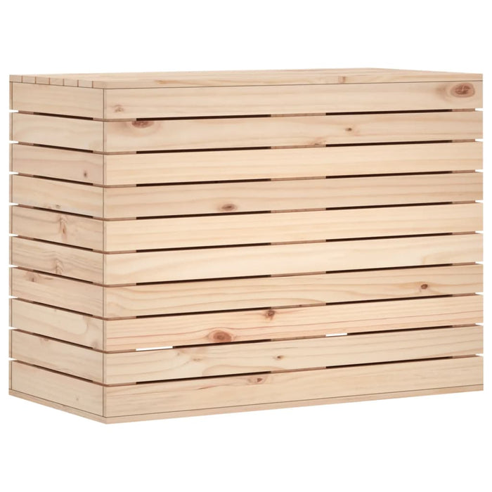 Cesto per Bucato 88,5x44x66 cm Legno Massello Pino 832319