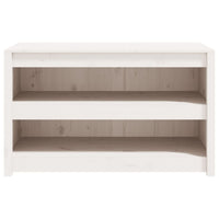 Mobile da Cucina da Esterno Bianco 106x55x64 cm Legno Massello di Pino 832334