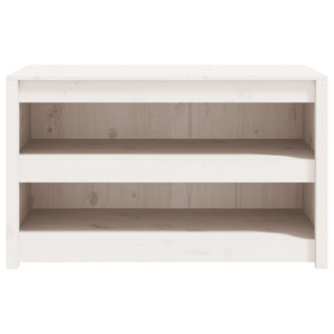 Mobile da Cucina da Esterno Bianco 106x55x64 cm Legno Massello di Pino 832334
