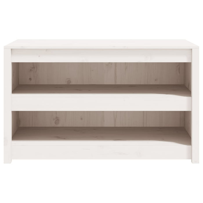Mobile da Cucina da Esterno Bianco 106x55x64 cm Legno Massello di Pino 832334