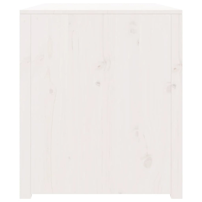 Mobile da Cucina da Esterno Bianco 106x55x64 cm Legno Massello di Pino 832334