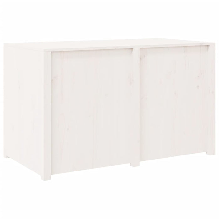 Mobile da Cucina da Esterno Bianco 106x55x64 cm Legno Massello di Pino 832334