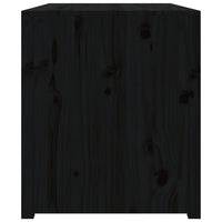 Mobile da Cucina da Esterno-Armadio da cucina Nero 106x55x64 cm Legno Massello di Pino