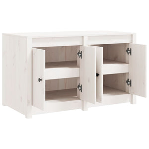 Mobile da Cucina da Esterno Bianco 106x55x64 cm Legno Massello di Pino 832338