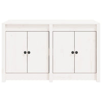 Mobile da Cucina da Esterno Bianco 106x55x64 cm Legno Massello di Pino 832338