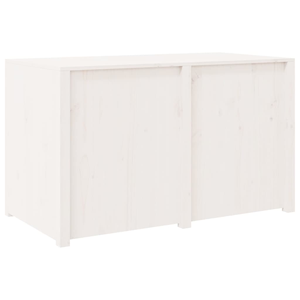 Mobile da Cucina da Esterno Bianco 106x55x64 cm Legno Massello di Pino 832338