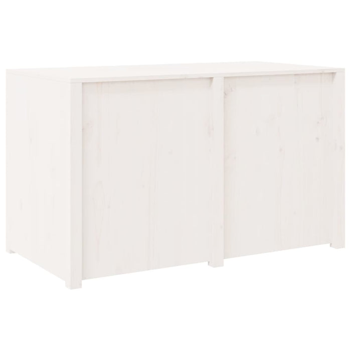 Mobile da Cucina da Esterno Bianco 106x55x64 cm Legno Massello di Pino 832338