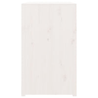 Mobile da Cucina da Esterno Bianco 106x55x92 cm Legno Massello di Pino 832346