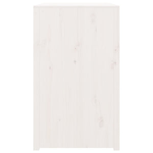 Mobile da Cucina da Esterno Bianco 106x55x92 cm Legno Massello di Pino 832346