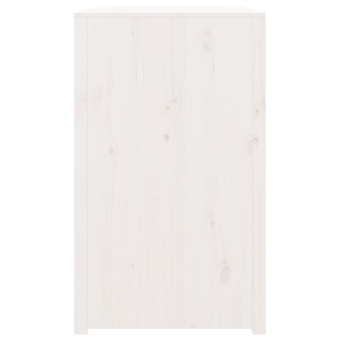 Mobile da Cucina da Esterno Bianco 106x55x92 cm Legno Massello di Pino 832346