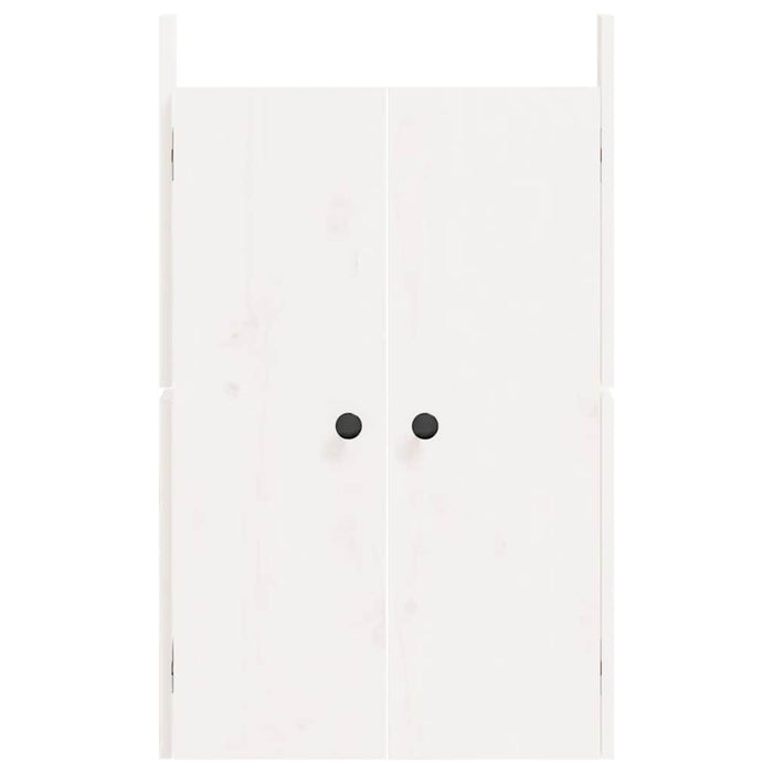 Ante da Cucina da Esterno Bianche 50x9x82 cm Legno Massello di Pino 832359