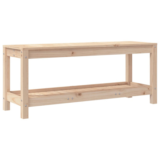 Panca da Giardino 108x35x45 cm in Legno Massello di Pinocod mxl 131543