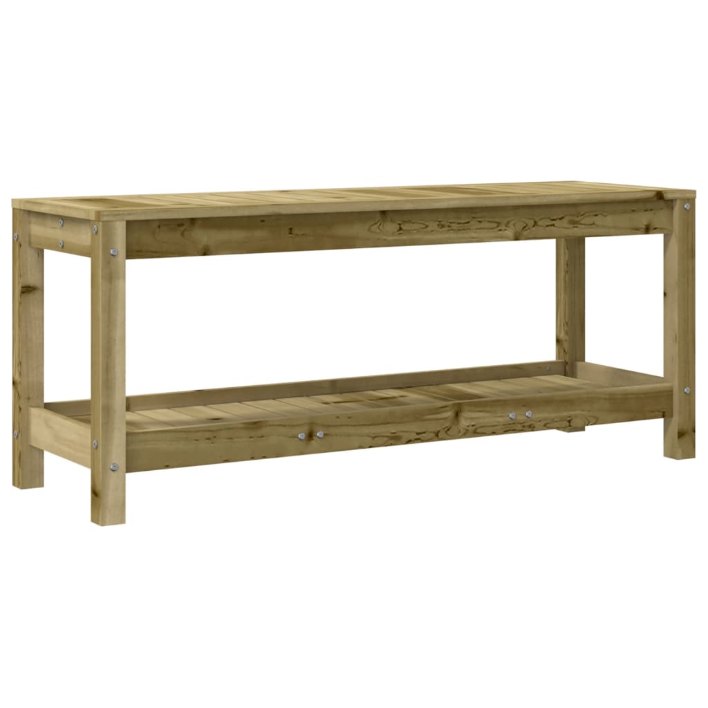 Panca da Giardino 108x35x45 cm Legno Massello Pino Impregnatocod mxl 83631