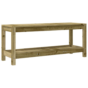 Panca da Giardino 108x35x45 cm Legno Massello Pino Impregnato 832386