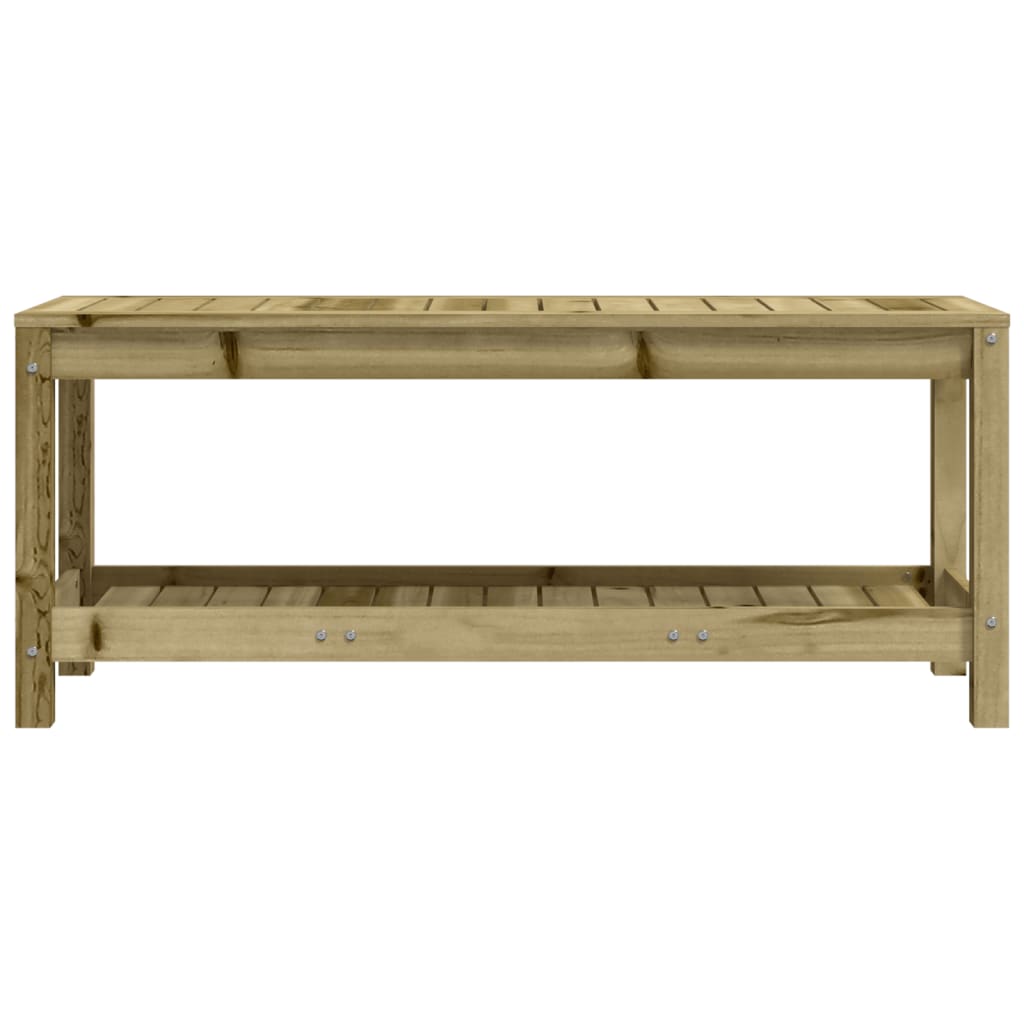Panca da Giardino 108x35x45 cm Legno Massello Pino Impregnato 832386
