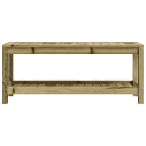 Panca da Giardino 108x35x45 cm Legno Massello Pino Impregnato 832386