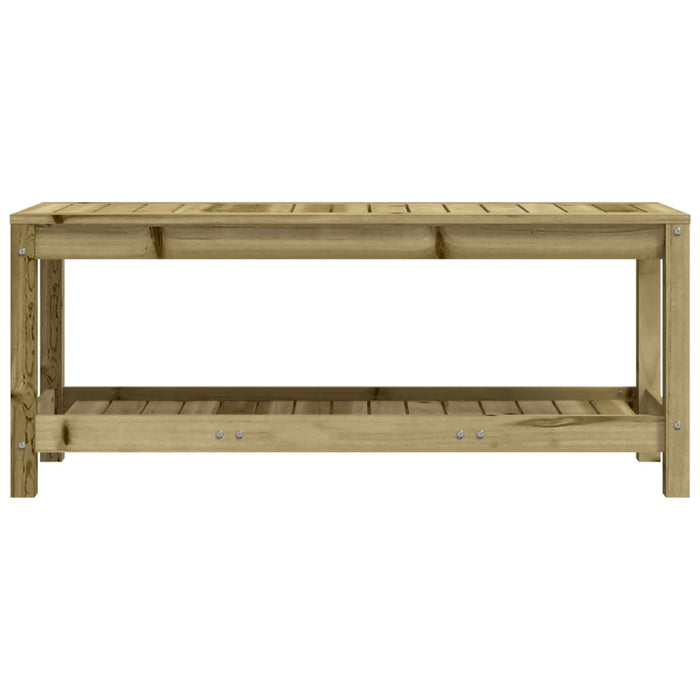 Panca da Giardino 108x35x45 cm Legno Massello Pino Impregnato 832386