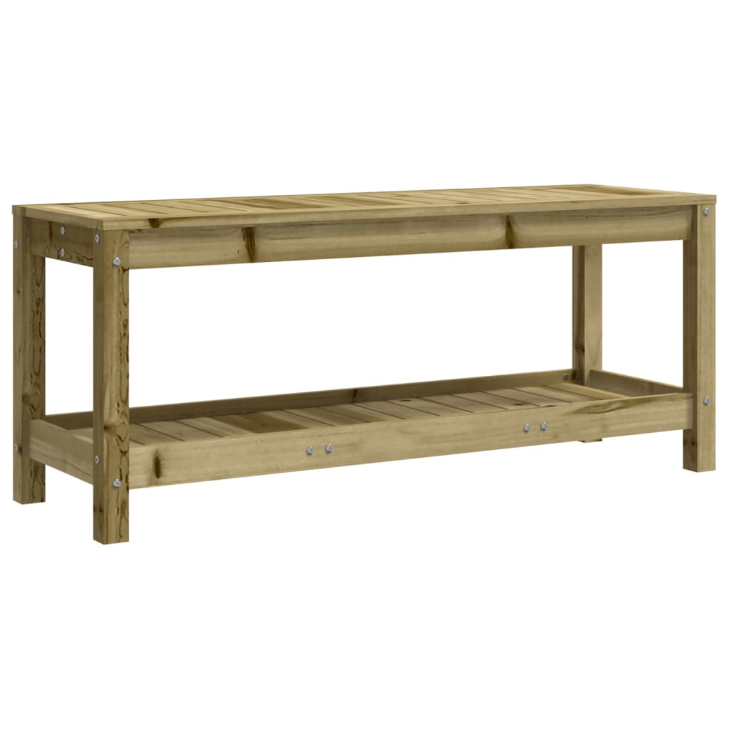 Panca da Giardino 108x35x45 cm Legno Massello Pino Impregnato 832386