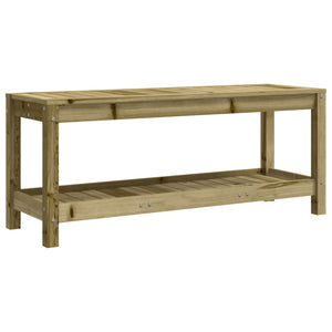 Panca da Giardino 108x35x45 cm Legno Massello Pino Impregnato 832386
