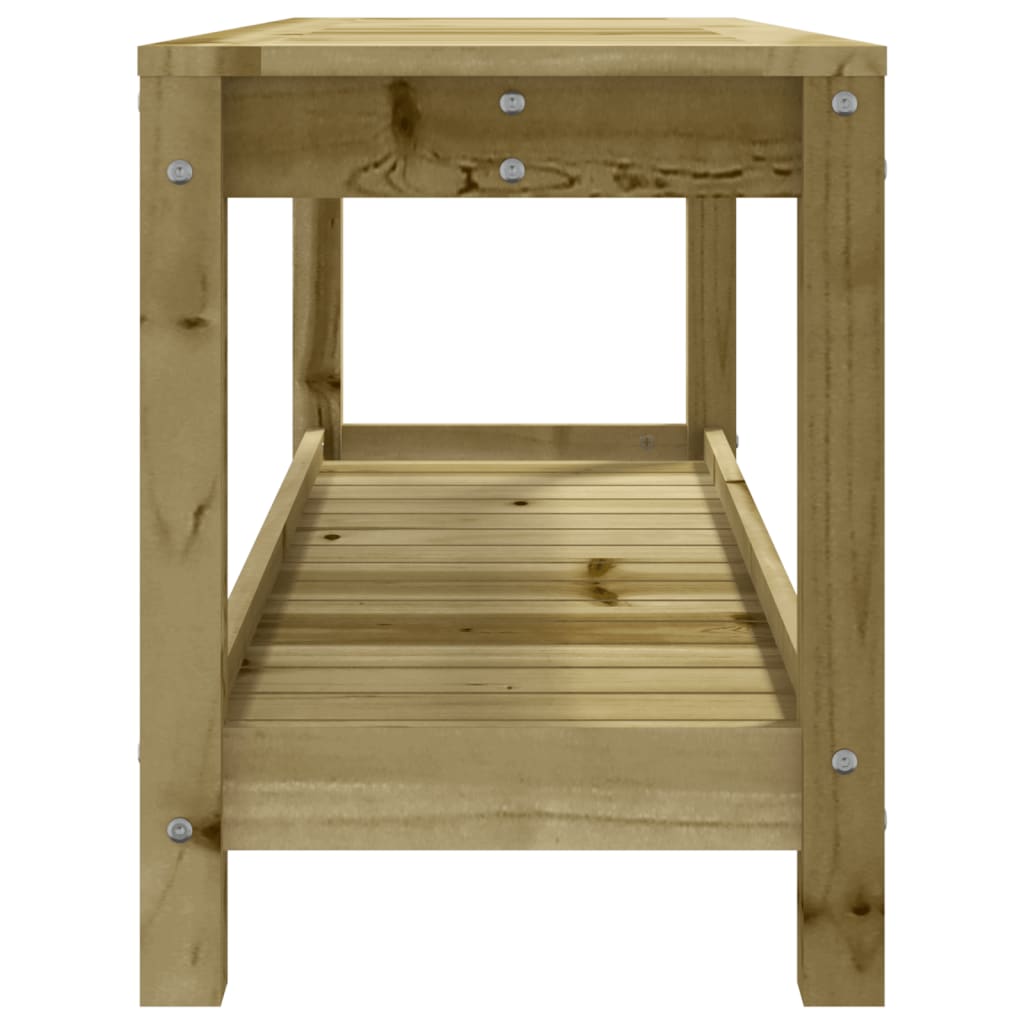 Panca da Giardino 108x35x45 cm Legno Massello Pino Impregnato 832386