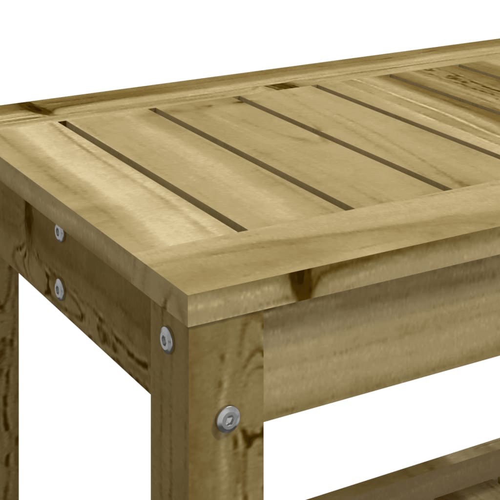Panca da Giardino 108x35x45 cm Legno Massello Pino Impregnato 832386