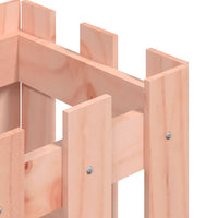 Fioriera Giardino Design Recinzione-Vaso da Esterno-Contenitore per Piante 30x30x30cm Massello Douglas