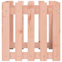 Fioriera Giardino Design Recinzione-Vaso da Esterno-Contenitore per Piante 50x50x50cm Massello Douglas