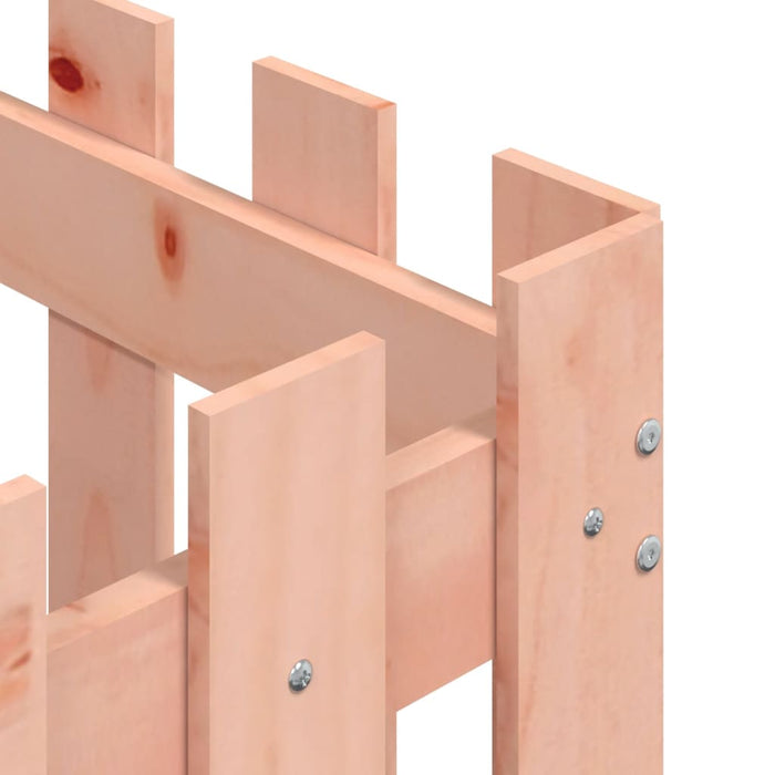 Fioriera Giardino Design Recinzione-Vaso da Esterno-Contenitore per Piante 60x60x60cm Massello Douglas