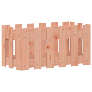 Fioriera Giardino Design Recinzione-Vaso da Esterno-Contenitore per Piante 60x30x30cm Massello Douglas