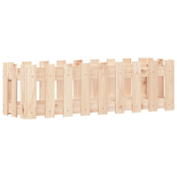 Vassoio per fioriera aiuola rialzata piante fiori terrazza giardino recinzione giardino design 100 x 30 x 30 cm pino massiccio marrone 02_0039786