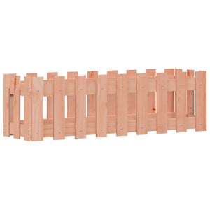 Fioriera Rialzata Giardino Recinzione-Vaso da giardino 100x30x30cm Legno Douglas