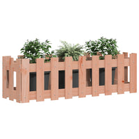 Fioriera Rialzata Giardino Recinzione-Vaso da giardino 100x30x30cm Legno Douglas