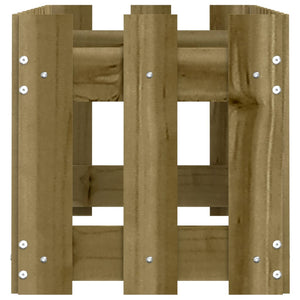 Fioriera da Giardino Recinzione 100x30x30 cm in Pino Impregnato 832476
