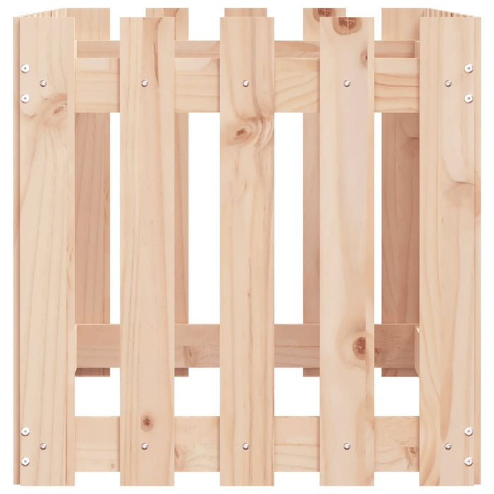 Fioriera da Giardino a Recinzione 100x50x50 cm in Massello Pino 832477