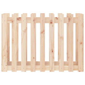 Fioriera Rialzata da Giardino-Vaso da Esterno-Fioriera Elevata a Recinzione 100x50x50 cm in Pino