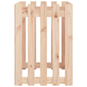 Fioriera Rialzata da Giardino-Vaso da Esterno-Fioriera Elevata a Recinzione 100x50x50 cm in Pino