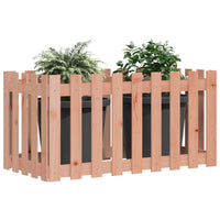 Fioriera Rialzata Giardino-Vaso da Esterno-Supporto per Vaso Recinzione 100x50x70cm Legno Douglas