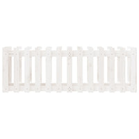 Vassoio per fioriera aiuola rialzata piante fiori terrazza giardino recinzione giardino design 150 x 50 x 50 cm pino massiccio bianco 02_0039798