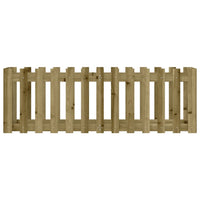 Fioriera da Giardino-Vaso da Esterno-Contenitore per Piante Recinzione 150x50x50cm in Pino Impregnato