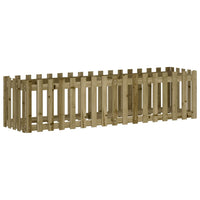 Fioriera da Giardino Recinzione 200x50x50cm Pino Impregnatocod mxl 83698