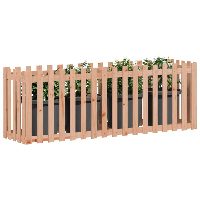 Fioriera Rialzata Giardino Recinzione 200x50x70cm Legno Douglas 832515