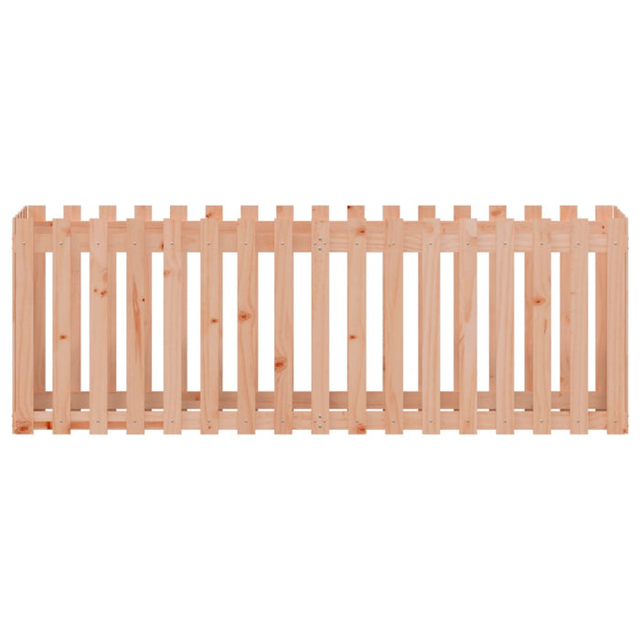 Fioriera Rialzata Giardino-Vaso da Esterno-Supporto per Vaso Recinzione 200x50x70cm Legno Douglas