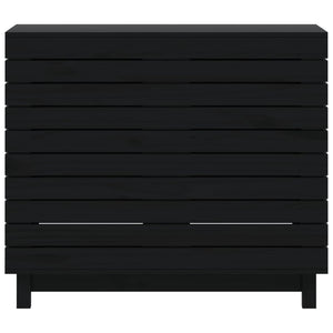 Cesto per Bucato 88,5x44x76 cm Legno Massello Pino 833333