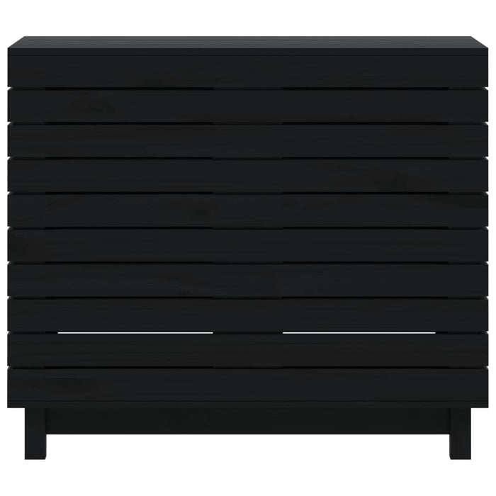 Cesto per Bucato 88,5x44x76 cm Legno Massello Pino 833333