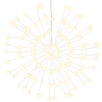 Illuminazione di Natale Galassia 140 LED Bianco Caldo 17 cm