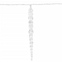 Luci di Natale a forma di ghiacciolo 100 LED-Luci decorative natalizie Bianco Caldo 10 m Acrilico PVC