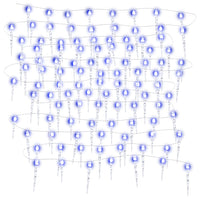 Luce Natale a Ghiacciolo 200 LED Blu 20 m Acrilico PVCcod mxl 80246